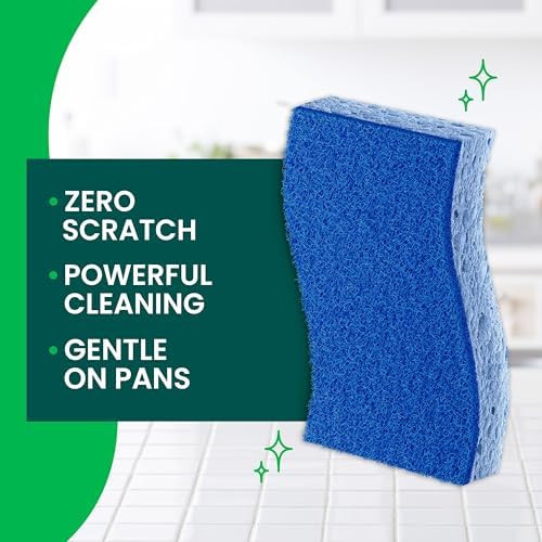 Scotch-Brite Zero Scratch Scrub Sponge, 9 Pack - Image 3
