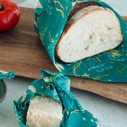 Bee's Wrap Beeswax Bread Wrap - Ocean - Image 4
