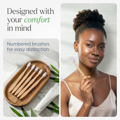 VIVAGO Extra Soft Toothbrushes for Adults - Ultra Soft Bristle Toothbrush - Image 6