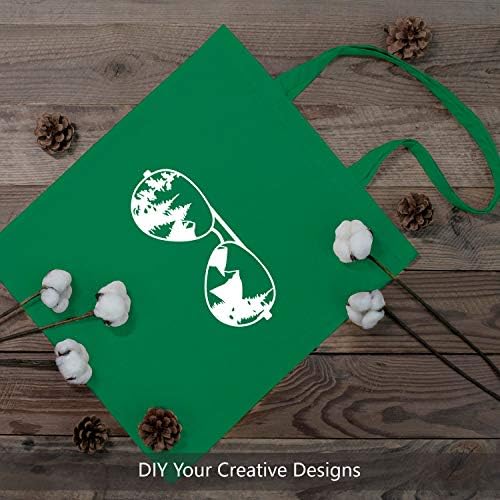 TOPDesign 24-Pack Economical 16"x15" Kelly Green Cotton Tote Bag, Lightweight Medium Reusable Grocery Shopping Cloth Bags, Suitable for DIY, Advertising, Promotion, Gift, Activity - Image 4