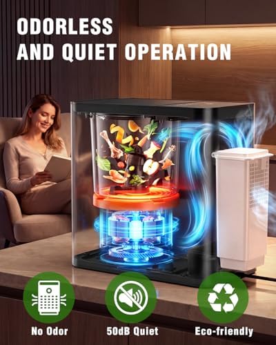 Growell Electric Composter for Kitchen, 3.2L Indoor Countertop Compost Bin - Image 5