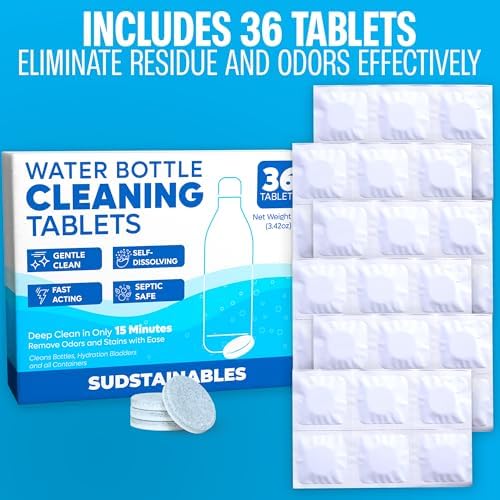Sudstainables Water Bottle Cleaner Tablets, 36 Count - Image 6