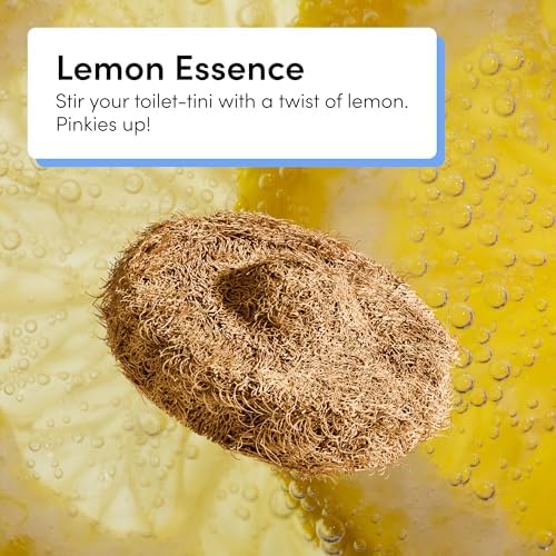 TUSHY Lemon Coconut Husk Scrubbing Pads, Cleanser-Infused, 16 Pack - Image 2