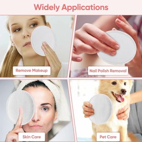 ICOTLE Large Oval Cotton Pads, 140 Count, 3-Layer Dual Textured Design, Lint-Free, Ultra-Soft Cotton Ovals for All Skin Types, Ideal for Makeup Removal, Cleansing, Skincare, and More - Image 6