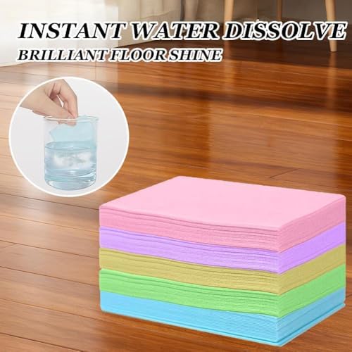 30Pcs Multi-Surface Floor Cleaning Tablets, Water Soluble Floor Cleaner for Mopping, Multiple Effect Cleaning Sheets for Hardwood, Laminate Floors, Wall Tiles, Glass, Purple - Image 4
