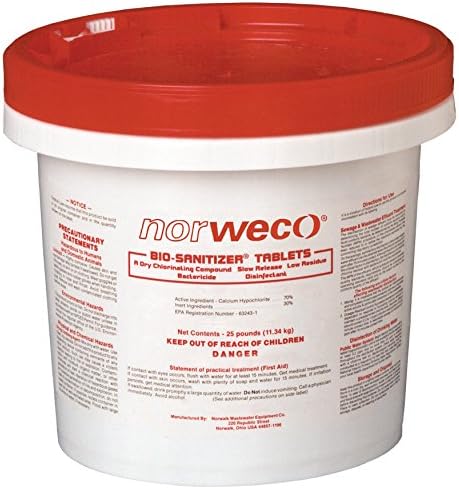 Norweco 45lb. Bio-Sanitizer Chlorine Tablets for Aerobic or Septic Systems by Norweco
