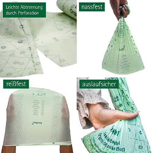 bioMat 4 Gallon Compostable Food Scrap Bags, 50 Count - Image 3