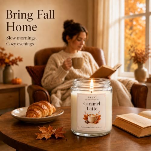 PELN Fall Scented Candles, 6 Pack Soy Candles for Home, Autumn Gift Set - Image 6