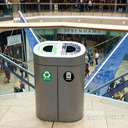 iSYFIX Recycle Sticker for Trash Can, 6 Pack, 5 inch - Image 6