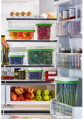 Rubbermaid FreshWorks Produce Saver, Medium and Large Storage Containers, 6 Piece Set - Image 6