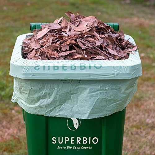 SUPERBIO 55 Gallon Compostable Yard Waste Bags - Image 6