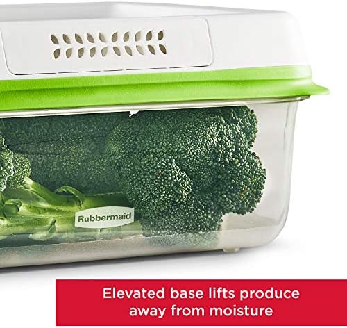 Rubbermaid FreshWorks Produce Saver, Medium Produce Storage Containers, 2 Pack - Image 3