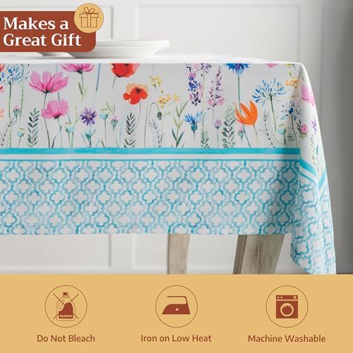 Maison d' Hermine Table Cloth Rectangle Table Reusable 100% Cotton 60"x120" - Image 5