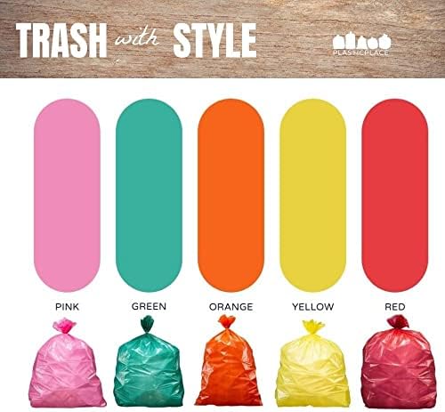 Plasticplace 64-65 Gallon Trash Can Liners for Toter │ 1.5 Mil │ Green Heavy Duty Garbage Bags │ 50” x 60” (50 Count) (W65LDGTL) - Image 6