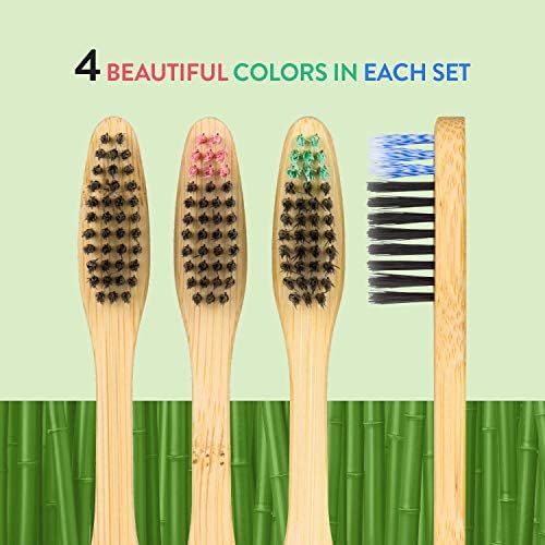 Lindo EcoGrip Bamboo Toothbrush - Eco-Friendly (Charcoal) - Image 6
