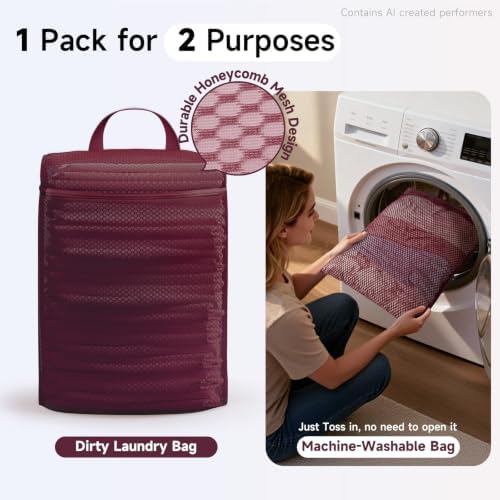 OlarHike 9 Set Packing Cubes for Travel,Gifts for Women Mom,Anti-Tearing Suitcase Organizer,with Over 1000 pcs Mesh Holes,Vacation Essentials & Accessories for Cruise Ship - Image 6
