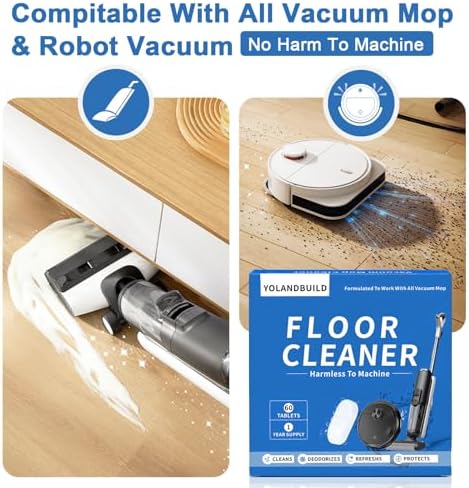 Floor Cleaning solution (120 Packs),Compatible With iFLOOR, Floor One S3/S5/S6/S7 Wet Dry Vacuum Mop |Deep Stain & Odor Removal | Safe for All Floors (Hardwood, Tile, Carpet) - Image 2