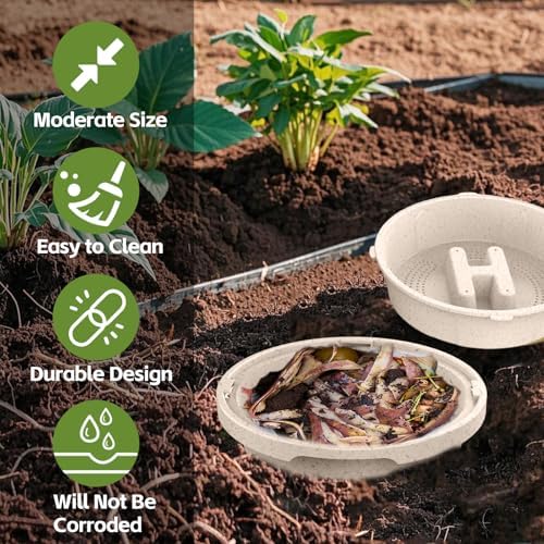 4-Pack Inground Worm Farm, Worm Compost Bin Garden Bed, 8L - Image 4