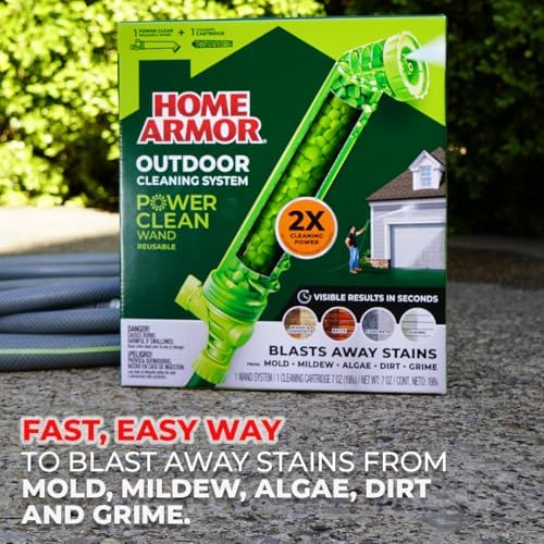 Home Armor Refill Cleaning Cartridge, 1 Pack, For Use with the Power Clean Wand, 2X Cleaning Power of Ordinary Outdoor Cleaners, Single Use Cartridge - Image 2