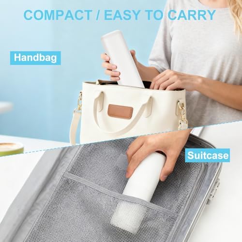 Travel Toothbrush and Toothpaste Case,Portable White Tooth Brush Holder,Large Toothbrush Container with Mouthwash Cup,2 in 1 Toothbrush Organizer for Traveling,Camping,School,Home -2PCS - Image 6