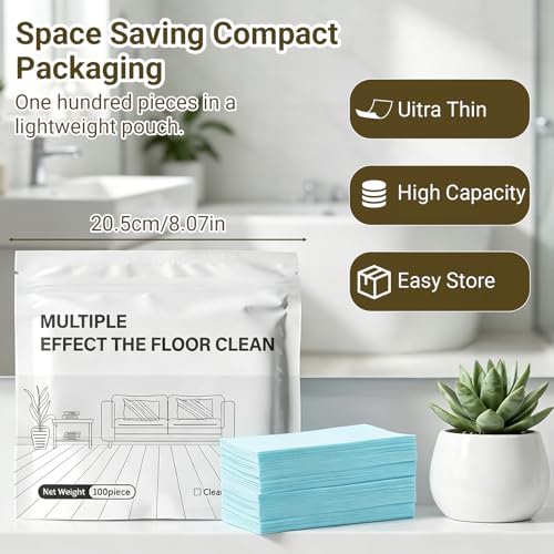 Jiexily 100 Piece Floor Cleaning Tablets Multi-Surface Cleaner, 2026 New Multi-Effect Dissolvable Floor Cleaning Sheets for Mopping, Hardwood, Tiles, Glass Deep Cleans (Pink, 100 Pcs) - Image 4