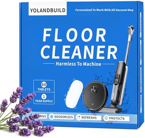 Floor Cleaning solution (120 Packs),Compatible With iFLOOR, Floor One S3/S5/S6/S7 Wet Dry Vacuum Mop |Deep Stain & Odor Removal | Safe for All Floors (Hardwood, Tile, Carpet) by Unknown