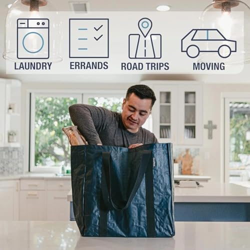 CleverMade Storage Tote - 42L - Transparent (2PK) - Image 5