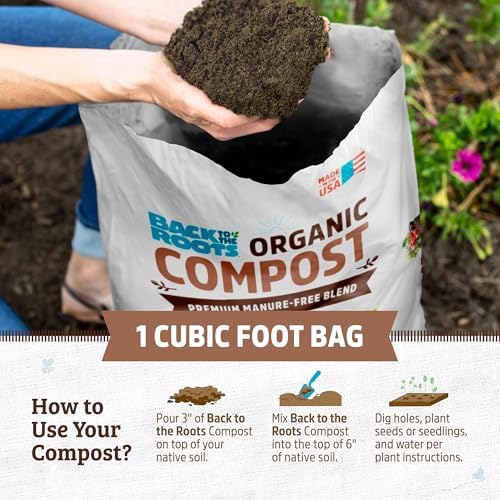 Back to the Roots 25.7qt (1 Cubic ft) Organic Premium Compost - Image 4