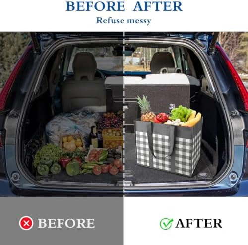 Reusable Grocery Shopping Bags 10 Pack Large Foldable Tote Bags Bulk - Image 6