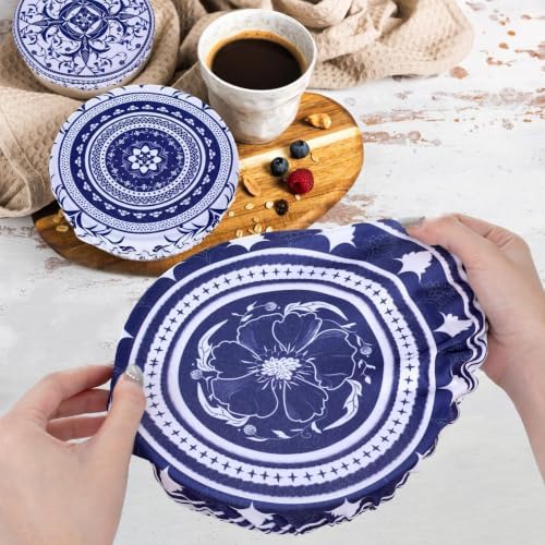5Pcs Bowl Covers Reusable,Cloth Bowl Cover for Bread Proofing - Food Cover - Image 4