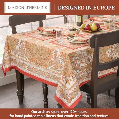Maison d' Hermine Table Cloth Square Table Reusable 100% Cotton 54"x54" - Image 2
