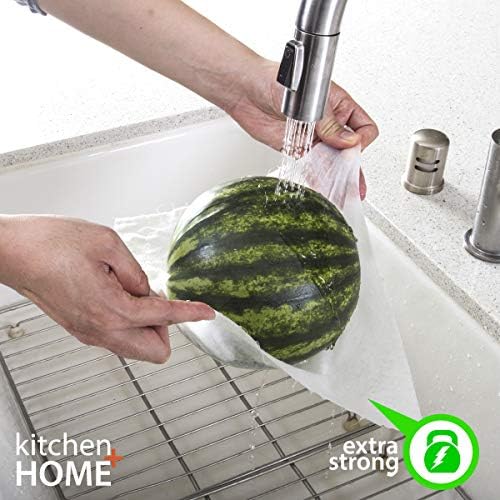 Kitchen + Home Paper Towel Alternative – Heavy Duty Washable Reusable Rayon Towels Made From Bamboo - One roll replaces 6 months of towels! 2 Pack - Image 4