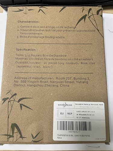 Reusable Makeup Remover Pads (16 Pack) with 2 Bags for Laundry & Storage, Reusable Bamboo Cotton Rounds, Eco-Friendly Reusable Cotton Pads for All Skin Types - Image 4