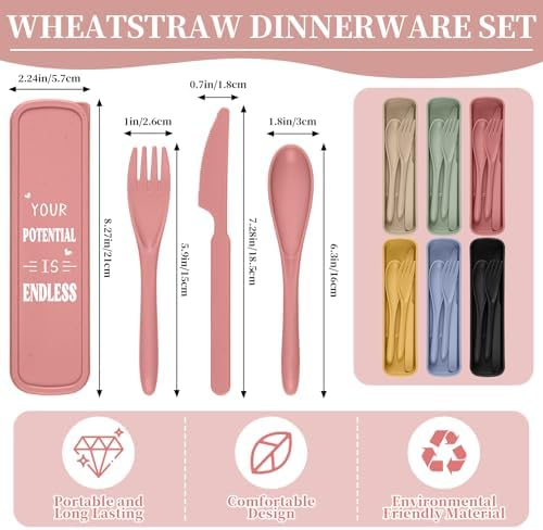 Hushee 12 Pack 36 Pack Employee Appreciation Utensil with Case, Classic - Image 2