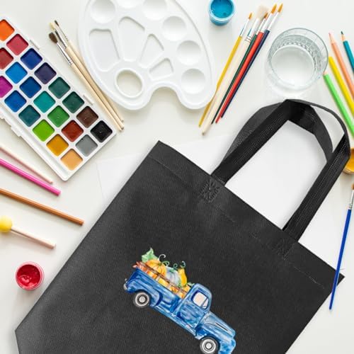 50pcs Reusable Grocery Bags with Handles Non Woven Shopping Tote Bags Bulk - Image 3