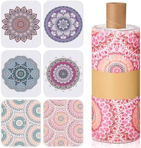 Redbaker 30 Pcs 18 Pcs Reusable Paper Towel for Kitchen,Mandala by Redbaker