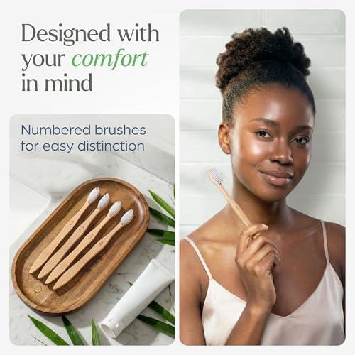 VIVAGO Extra Soft Toothbrushes for Adults - Ultra Soft Bristle Toothbrush - Image 6