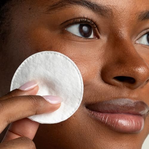 Cliganic Organic Cotton Rounds (300 Count) Makeup Remover Pads, Hypoallergenic, Lint-Free | 100% Pure Cotton - Image 3