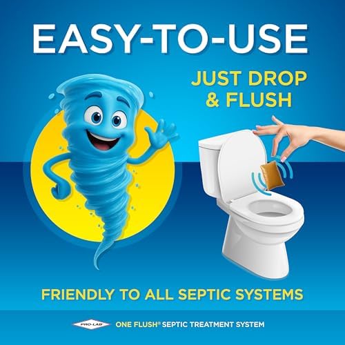 One Flush Septic Tank Treatment Packets - 1 Year Supply of Dissolvable Septic Tank Treatment Packets - Use Septic Treatment Enzymes Packets Monthly to Prevent Expensive Septic System Backups 12 Count - Image 2