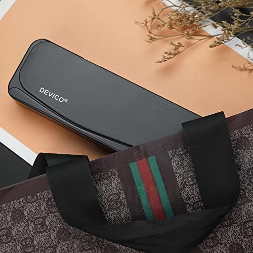 DEVICO Travel Utensils with Case, 4Pcs Portable Silverware Set for Work, 18/8 Stainless Steel Reusable Cutlery, Korean Spoon and Chopsticks Fork for Camping, School, Lunch Box Accessories (Black) - Image 5