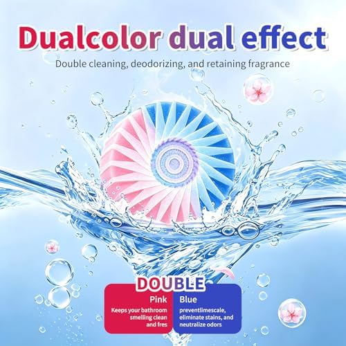 SOPAMI Automatic Toilet Bowl Cleaner Tablets Drop-In Tank Cleaner for Bathroom 6pcs Prevent Stains & Deodorize, Long-Lasting Cleaning Tabs, Easy-Use Freshener for Bowl & Tank - Image 2