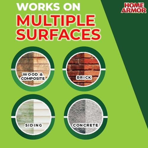 Home Armor Outdoor Cleaner Concentrate, 1 gal., Remove Stains from Mold, Mildew, Algae, Dirt and Grime for Visible Results in Seconds, No Scrubbing Required, Plant Safe - Image 6