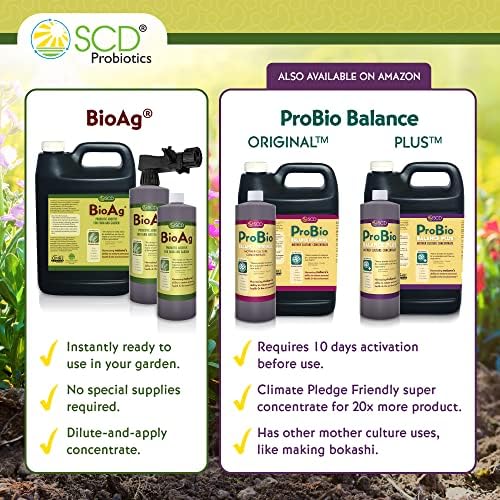 SCD Probiotics BioAg, Organic Farm & Garden Soil Microbes - 1 Liter Sprayer - Image 4
