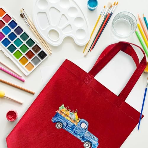 50pcs Reusable Grocery Bags with Handles Non Woven Shopping Tote Bags Bulk - Image 6