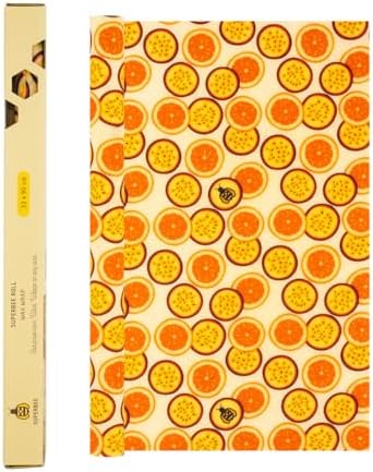 SuperBee Beeswax Wrap Roll XL Reusable Food Wrap Bees Paper – Passion by SuperBee