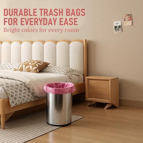 4 Gallon Small Trash Bags - Strong Leak-Resistant - 120 Count Color - Image 2