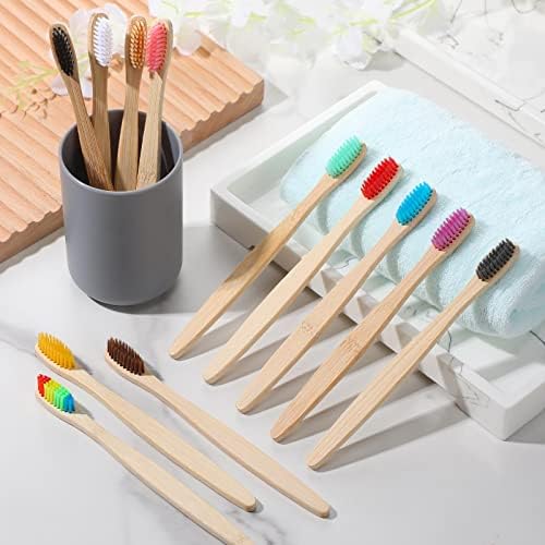 Sieral 240 Pcs Bamboo Toothbrushes Bulk, Soft Bristle Bamboo Toothbrush - Image 7