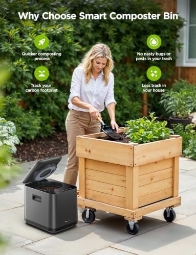 GoveeLife Upgraded Electric Composter for Kitchen, Smart Indoor Compost Bin - Image 2