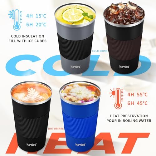 KETIEE Travel Coffee Mug 12oz: Insulated Travel Mug with Leakproof Lid - Image 4
