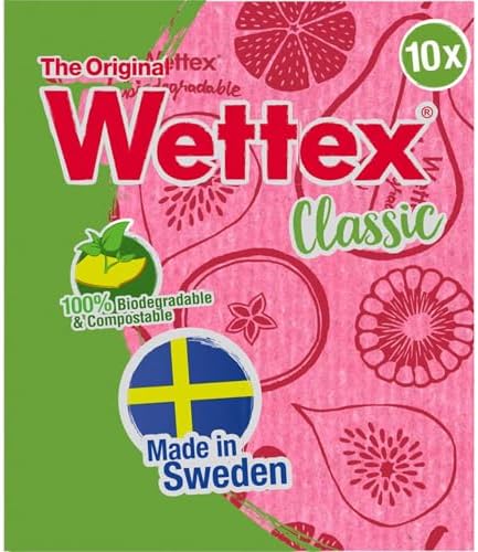 Wettex The Original Swedish Dishcloth for Kitchen 10 Pack by Wettex